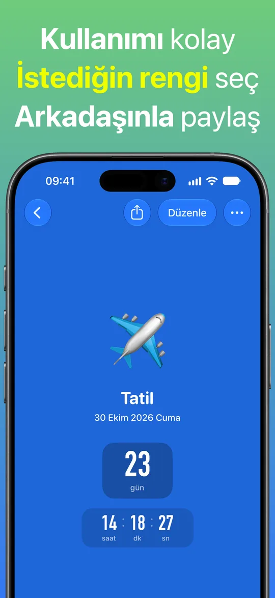 Mavi arka planlı bir Tatil geri sayımı: 30 Ekim 2026 Cuma’ya 23 gün, 14 saat, 18 dakika ve 27 saniye.